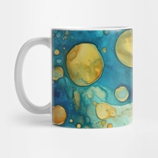 Abstract oil and water mix background Mug